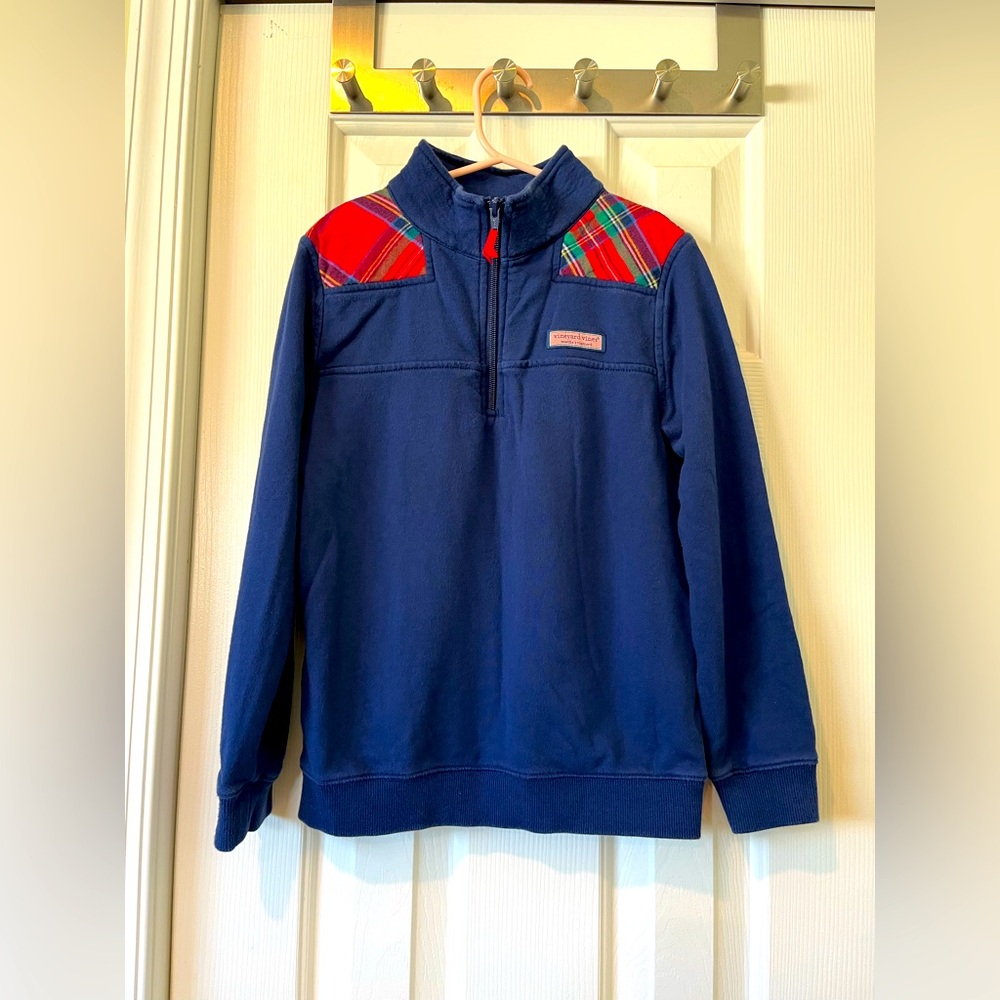 Vineyard Vines Holiday shep shirt size M (10-12)